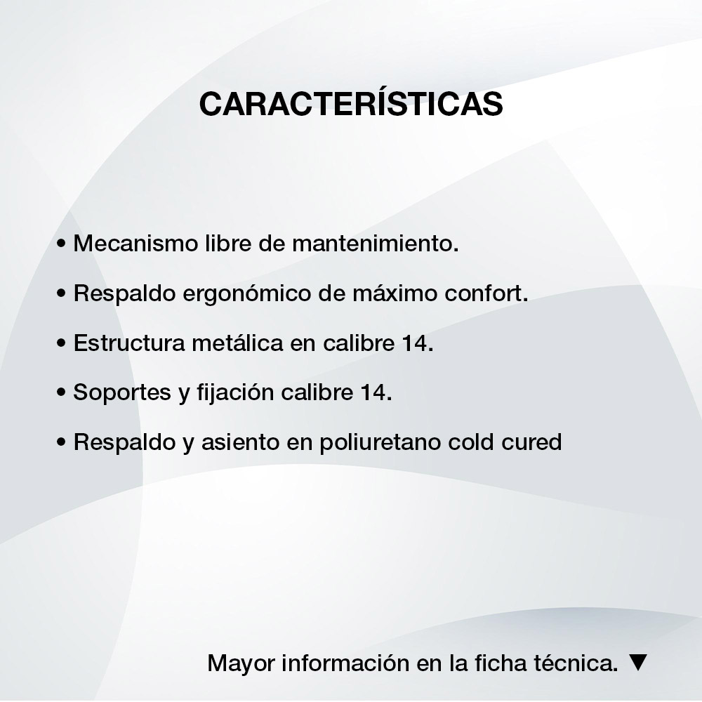 Características Asiento Apolo